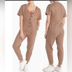 Madewell light- medium weight terry jump suit coveralls size XS